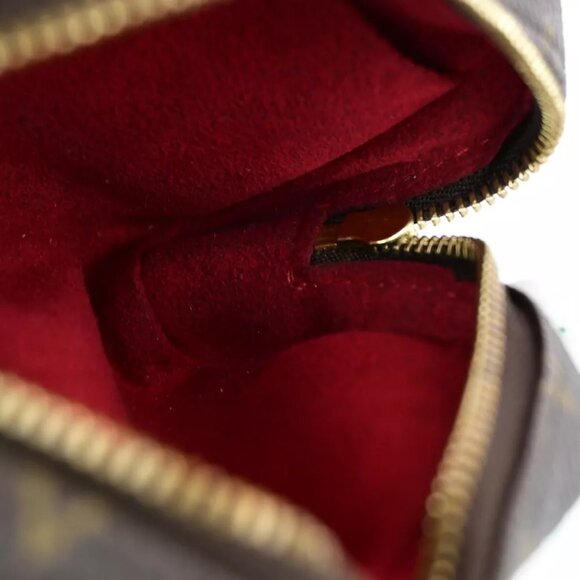 LOUIS VUITTON Trousse Wapity Pouch Bag Monogram Leather Brown M58030 65YE415 - Picture 11 of 14